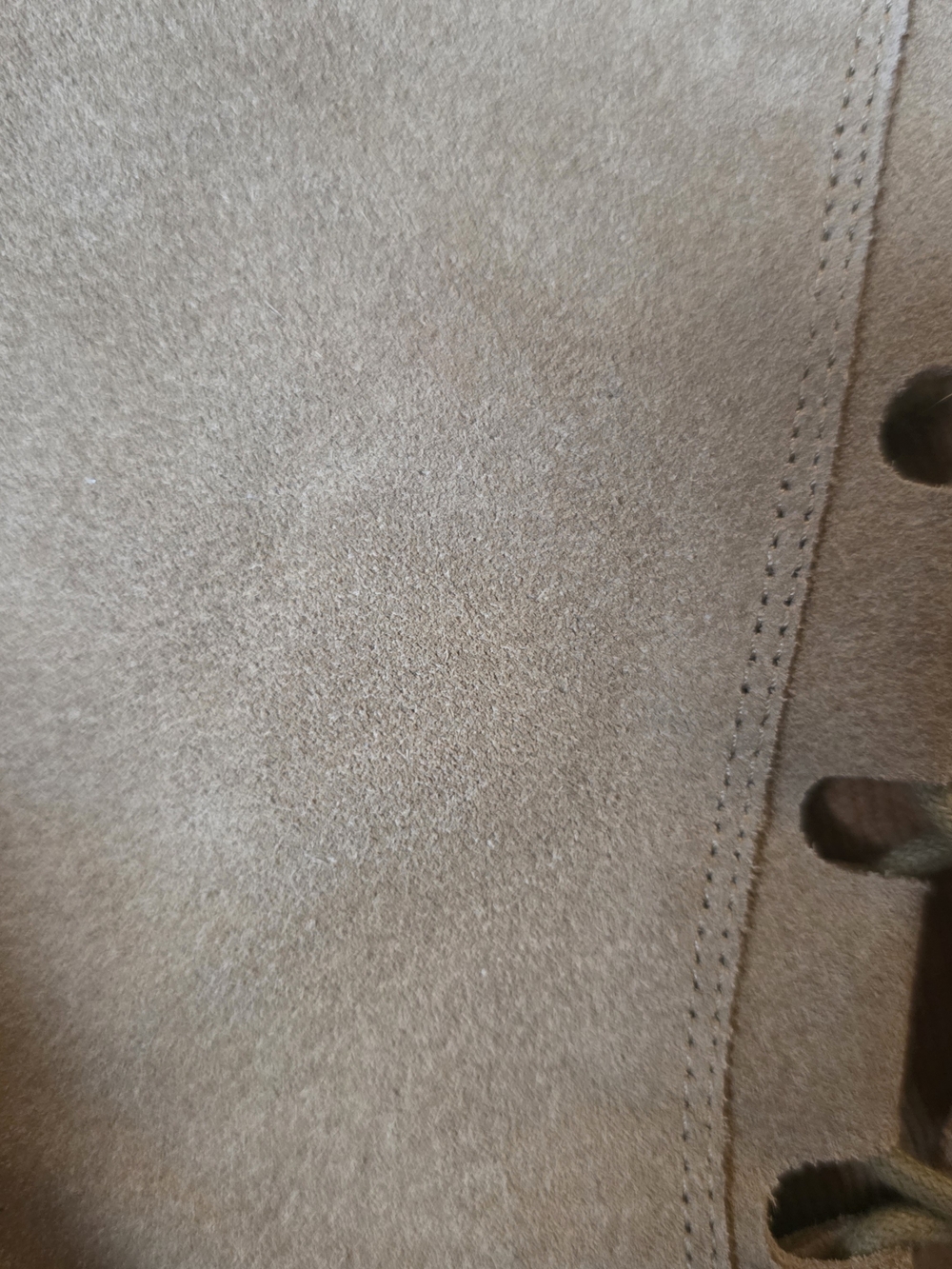 dELiA*s Vintage 1990's Tan Suede Lace-Up Faux Fur Lined Boots - EXCELLENT Condit - Picture 10 of 11
